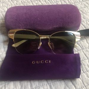 Authentic GUCCI CLUBMASTER sunglasses 52mm